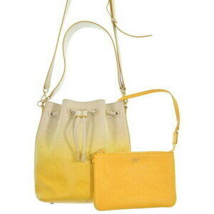 MCM Shoulder Bag Beige Tan Yellow All Over